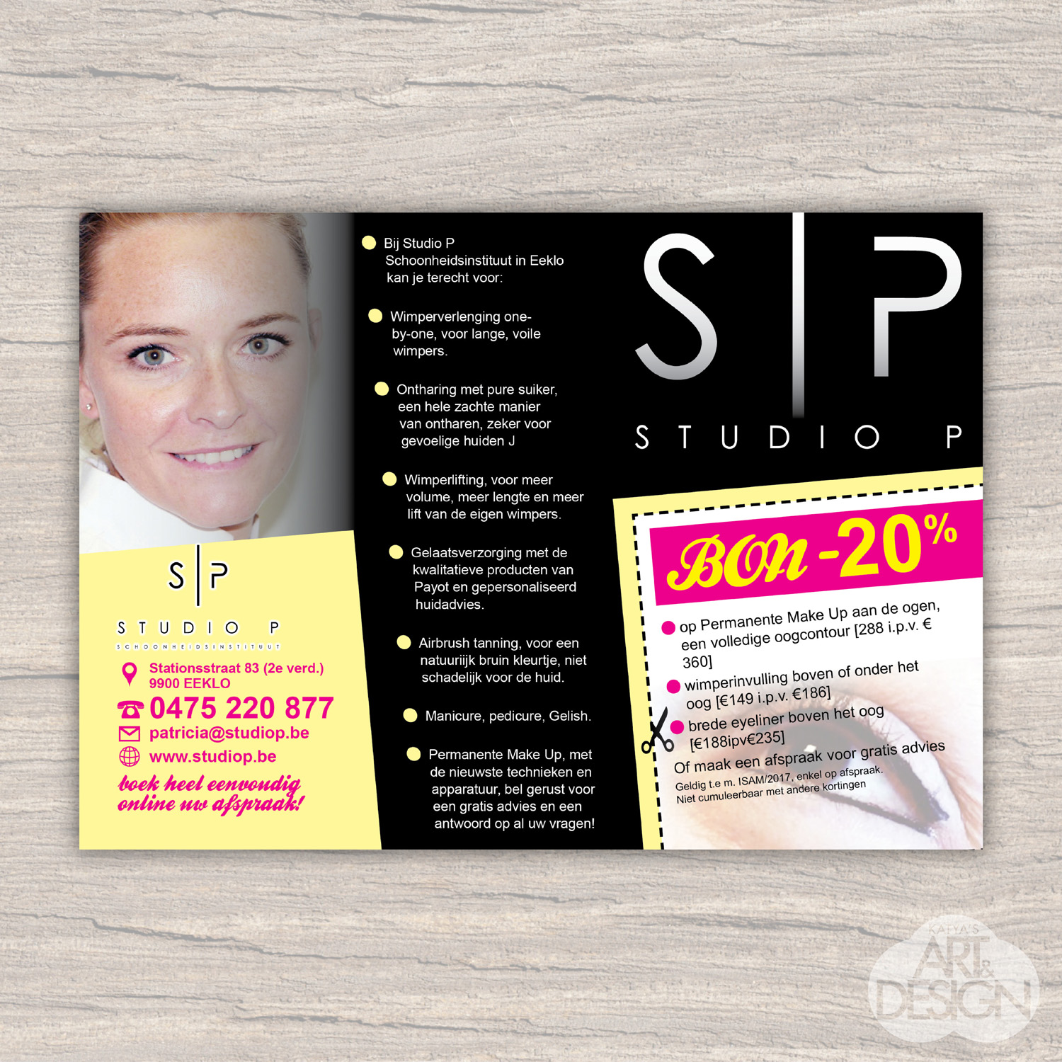 Newspaper Ad Design by Katyas Art and Design for Studio P | Design #14198997