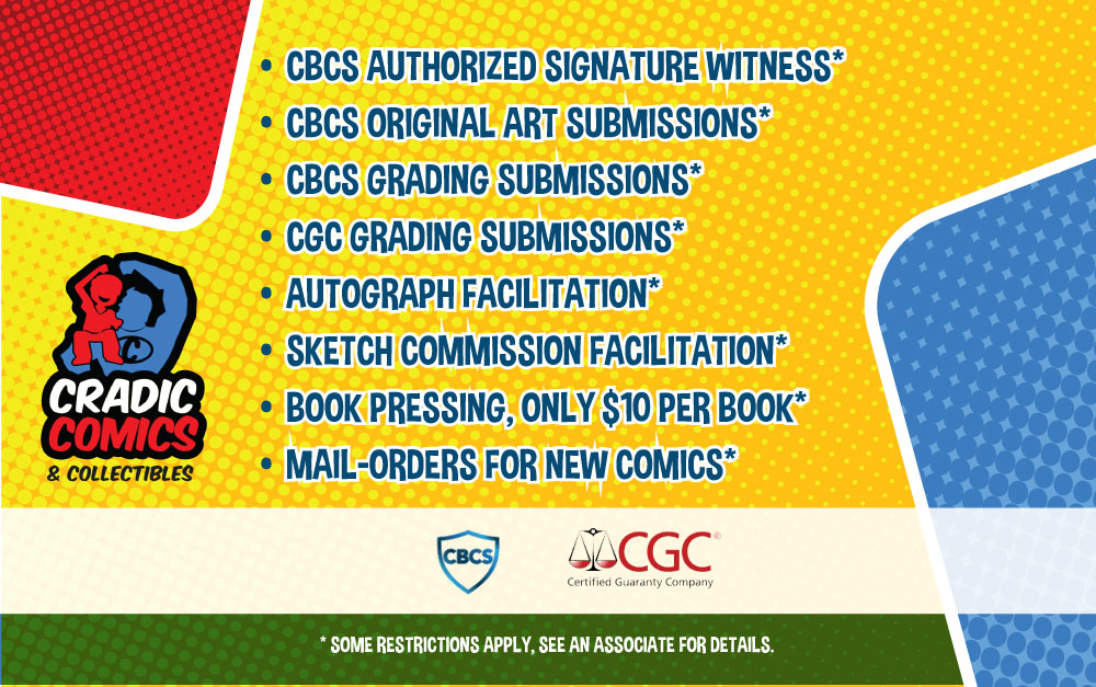 Poster Design by alessandroevge for Cradic Comics and Collectibles | Design #14245427