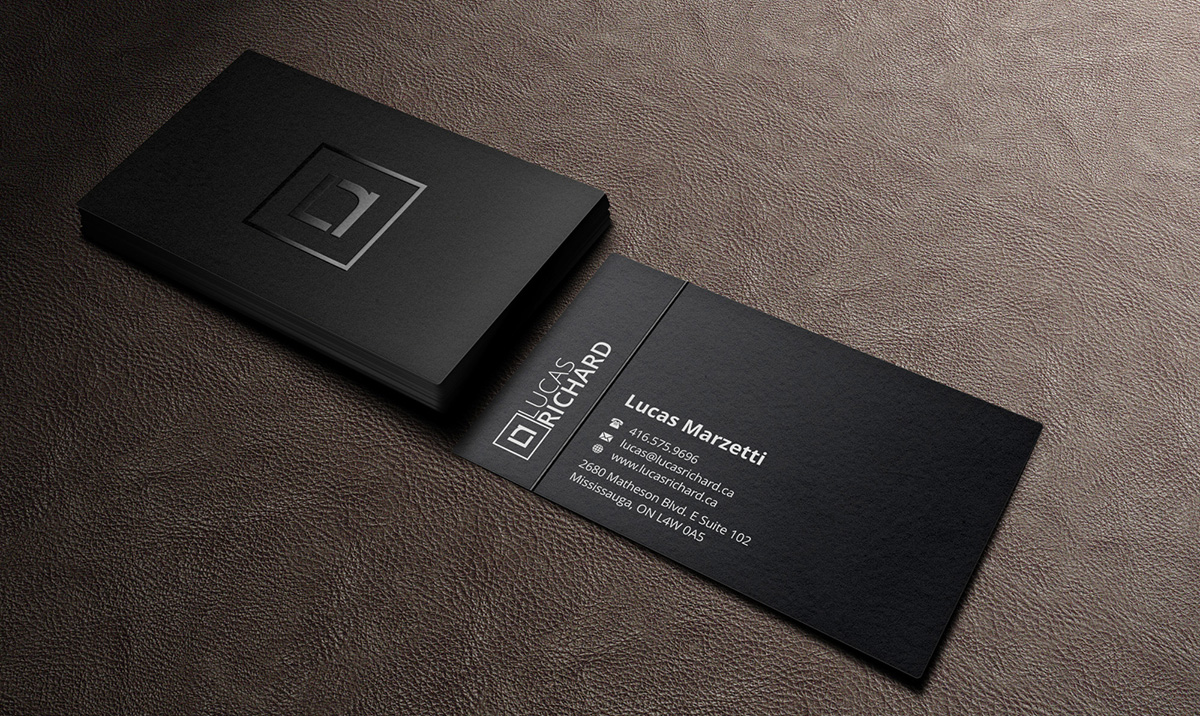 Business Card Design by INDIAN_Ashok for Lucas Richard Design | Design #14194245