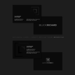 Business Card Design by Monoxine