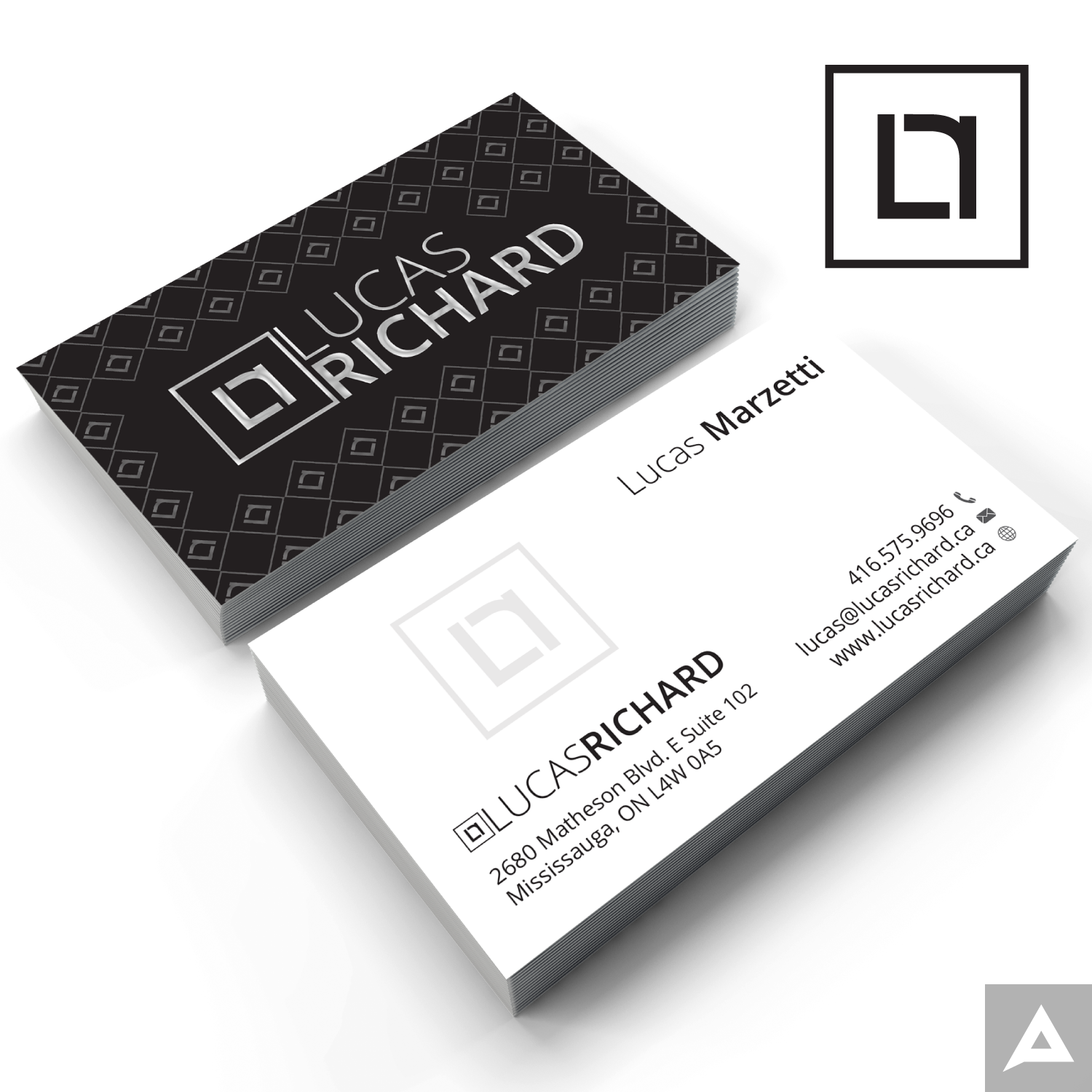 Business Card Design by adiazudin for Lucas Richard Design | Design #14192219