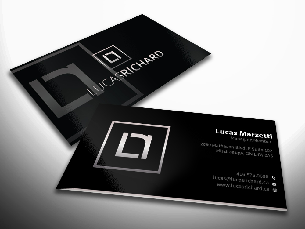 Business Card Design by baqar.110panhwar for Lucas Richard Design | Design #14193414