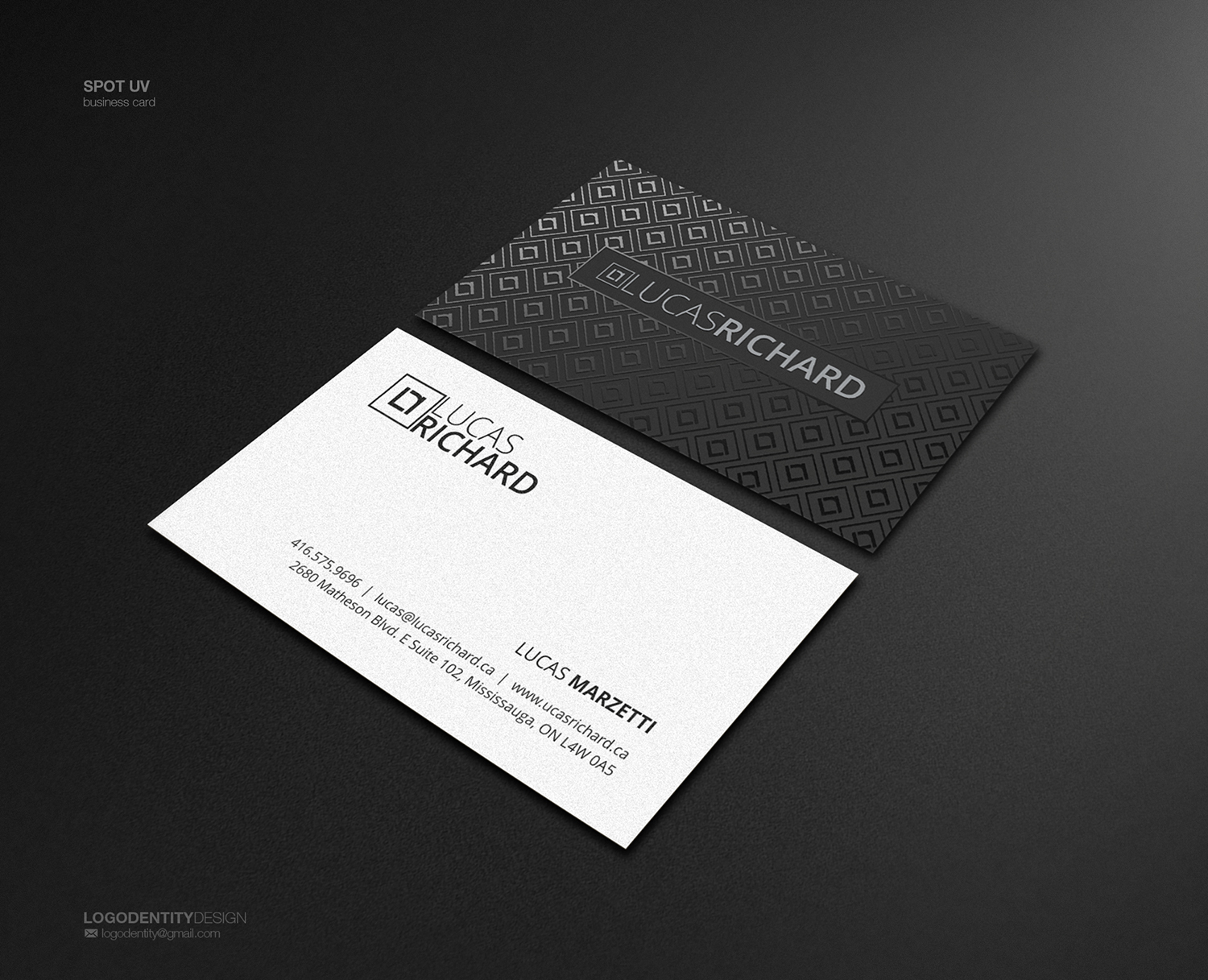 Business Card Design by logodentity for Lucas Richard Design | Design #14194009