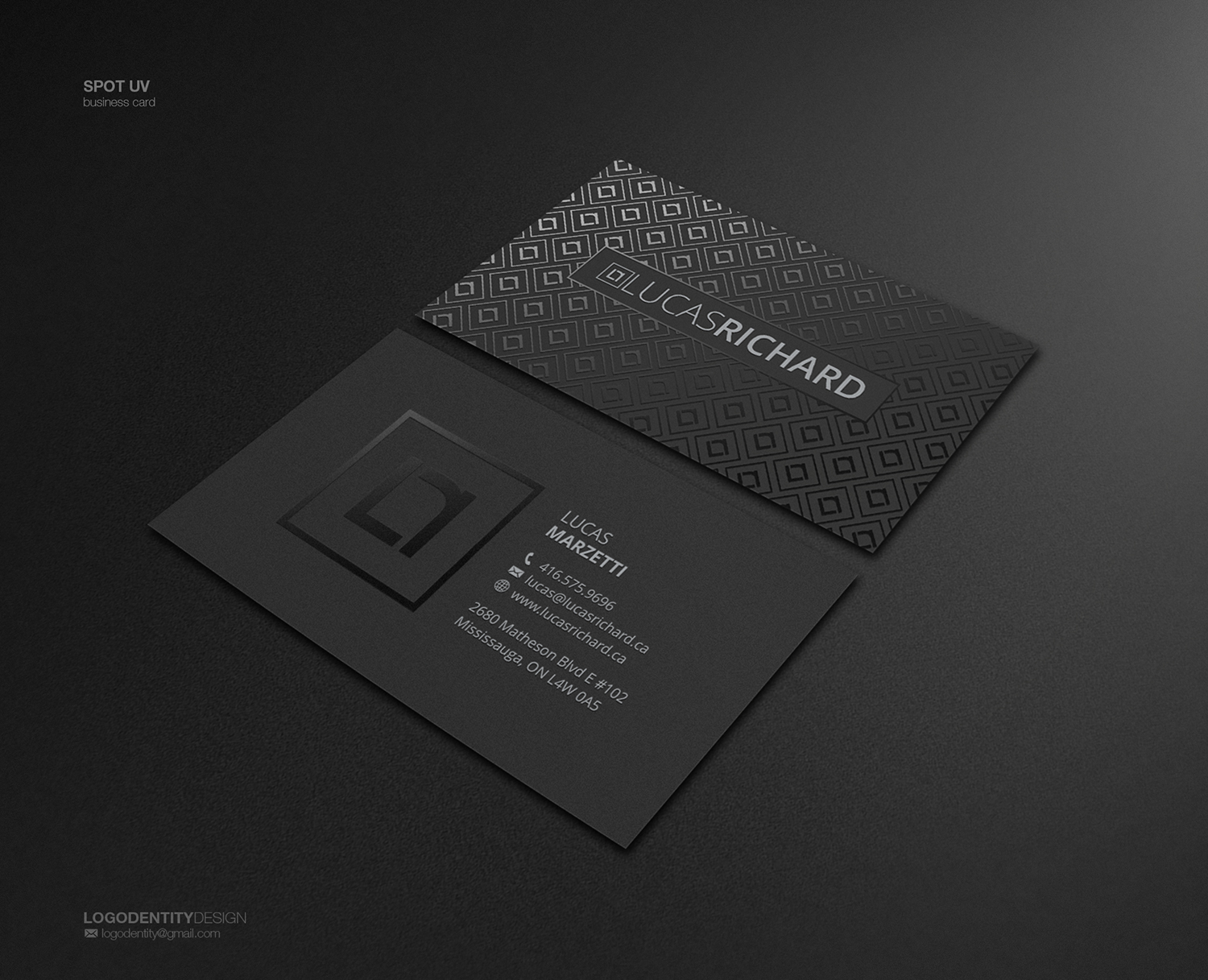 Business Card Design by logodentity for Lucas Richard Design | Design #14194625