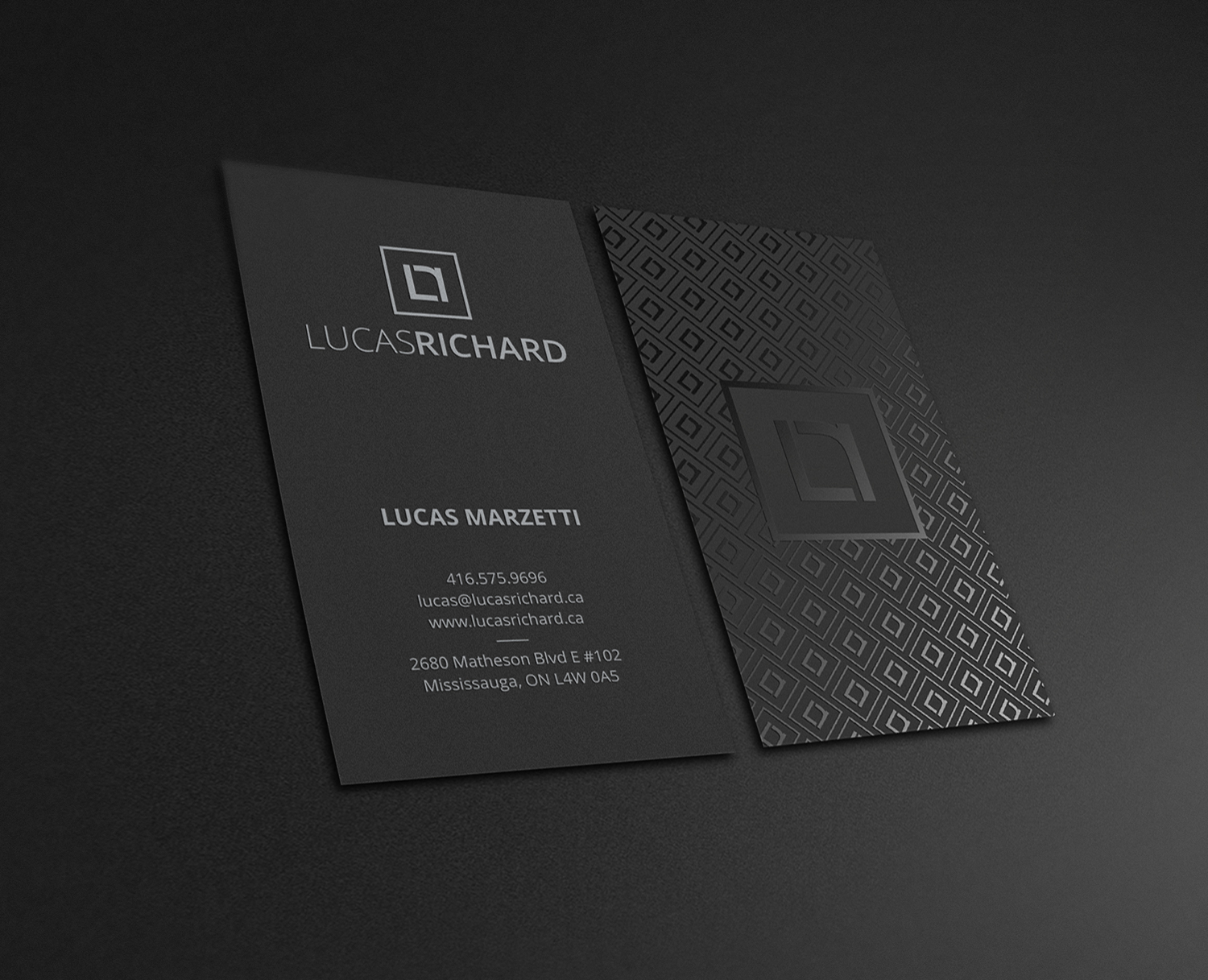 Diseño de Tarjeta de Presentación por logodentity para Lucas Richard Design | Diseño #14195689