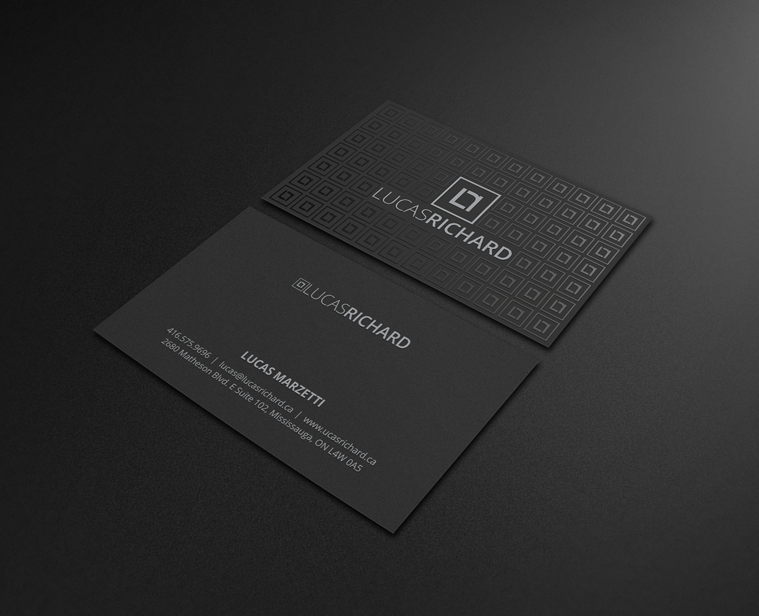Business Card Design by logodentity for Lucas Richard Design | Design #14196395