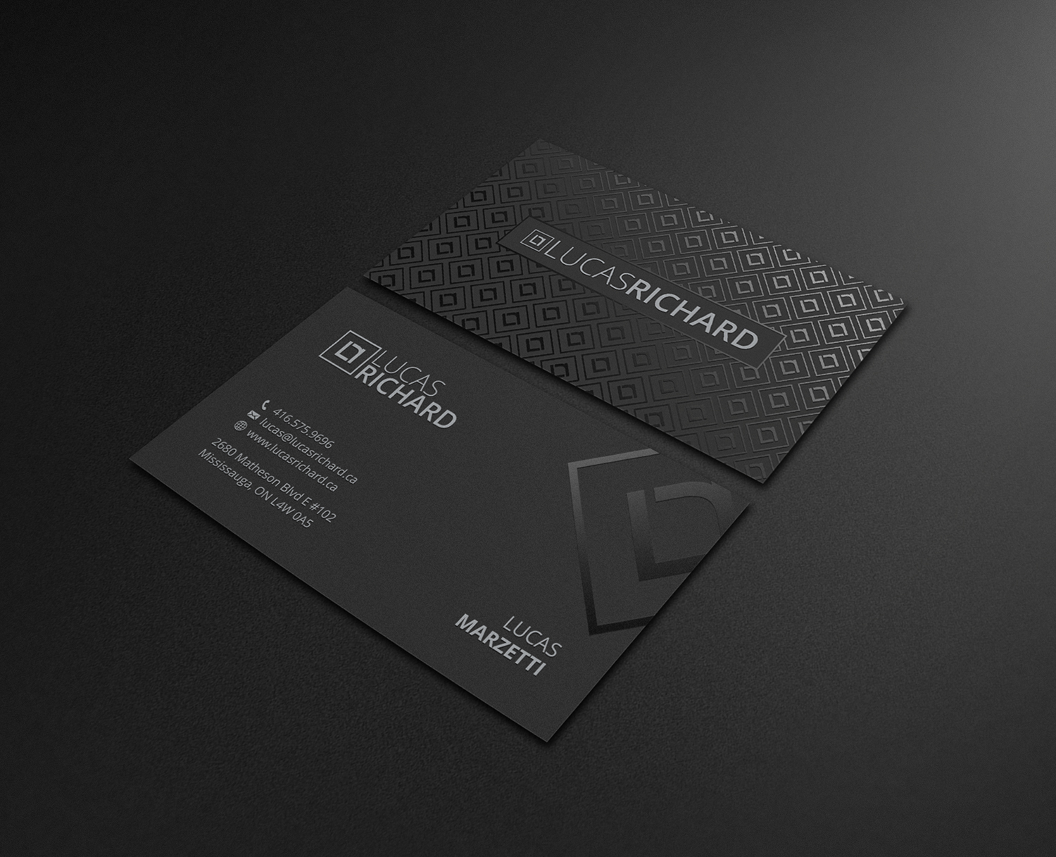 Diseño de Tarjeta de Presentación por logodentity para Lucas Richard Design | Diseño #14196666