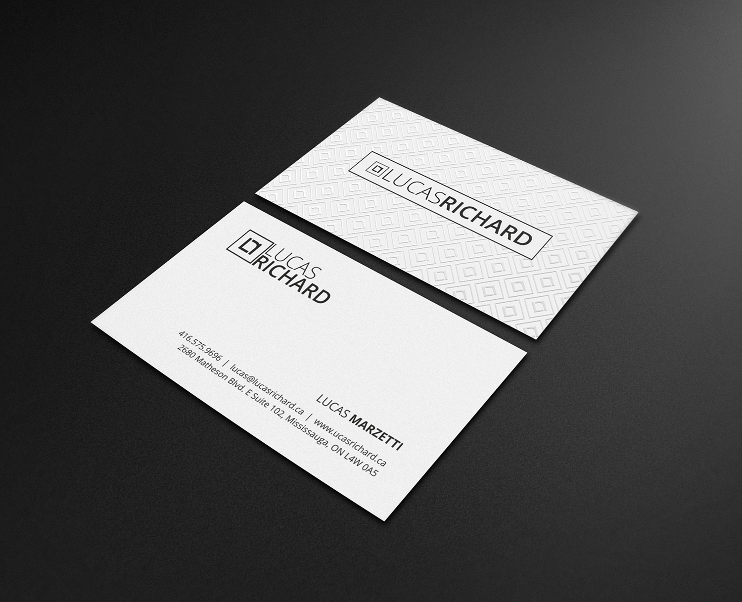Business Card Design by logodentity for Lucas Richard Design | Design #14196812