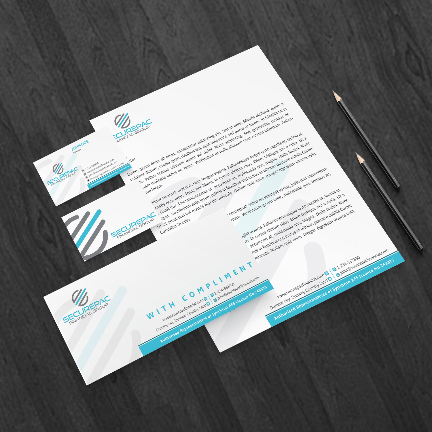 Stationery Design by Creative Jiniya for this project | Design #14217052