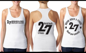 Motiv8 Health and Fitness need a logo for gym singlets | Diseño de Camiseta por Ambrech