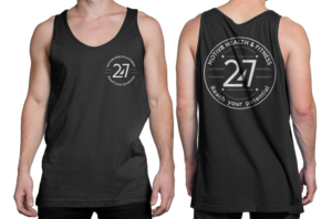 Motiv8 Health and Fitness need a logo for gym singlets | T-shirt Design by CREARTIVE