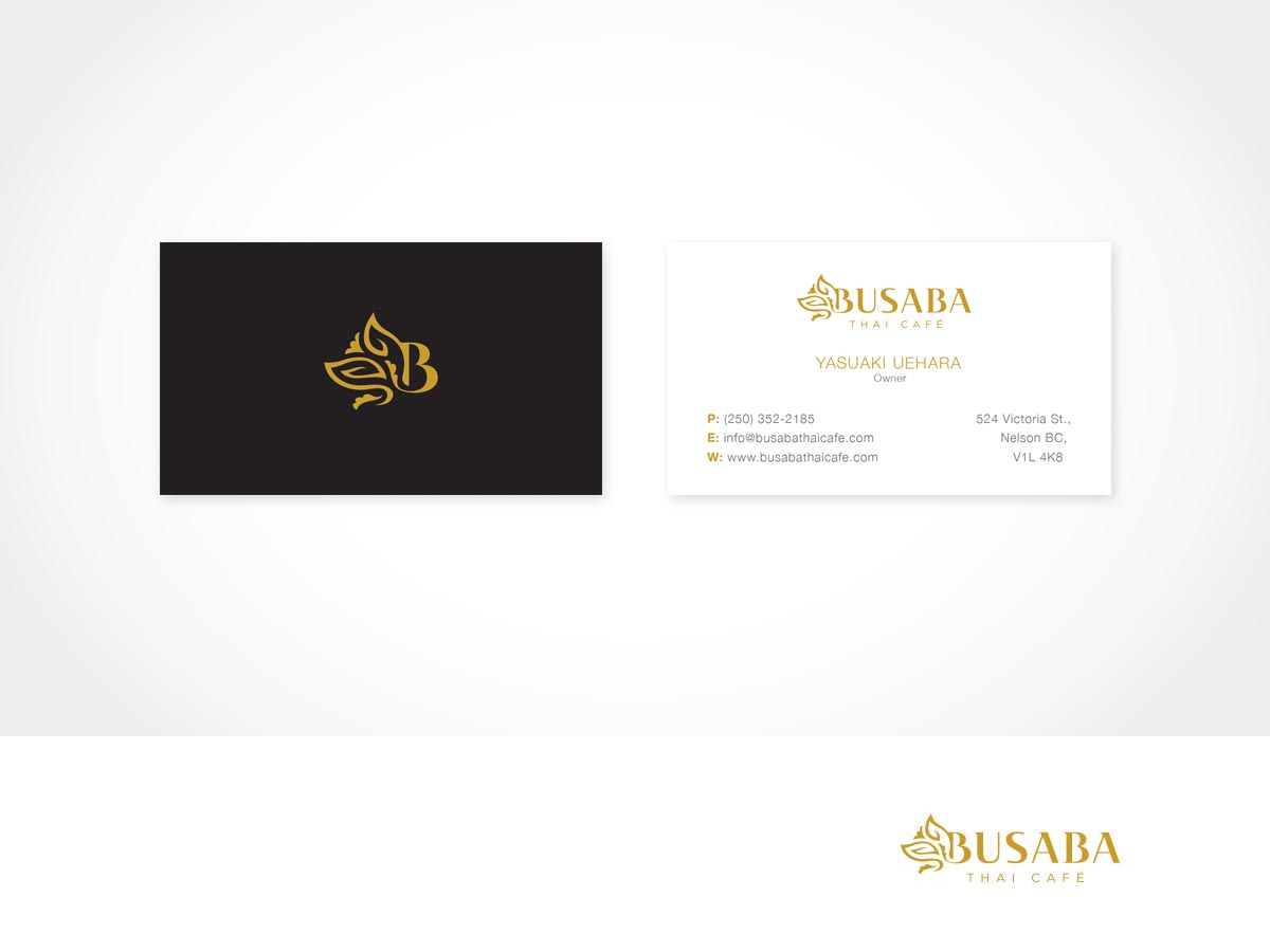 Logo and Business Card Design by ArtTank for Busaba Thai Cafe | Design #14274710