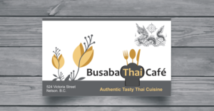 Logo- und Visitenkarten-Design von raajesh für Busaba Thai Cafe | Design: #14226869