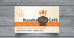 Logo- und Visitenkarten-Design von raajesh für Busaba Thai Cafe | Design: #14226870