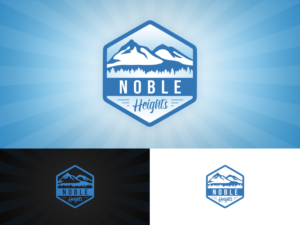 Noble Heights | Logo Design by PRstudios