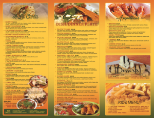 Menu Design by mrmrnjr for this project | Design: #14218731