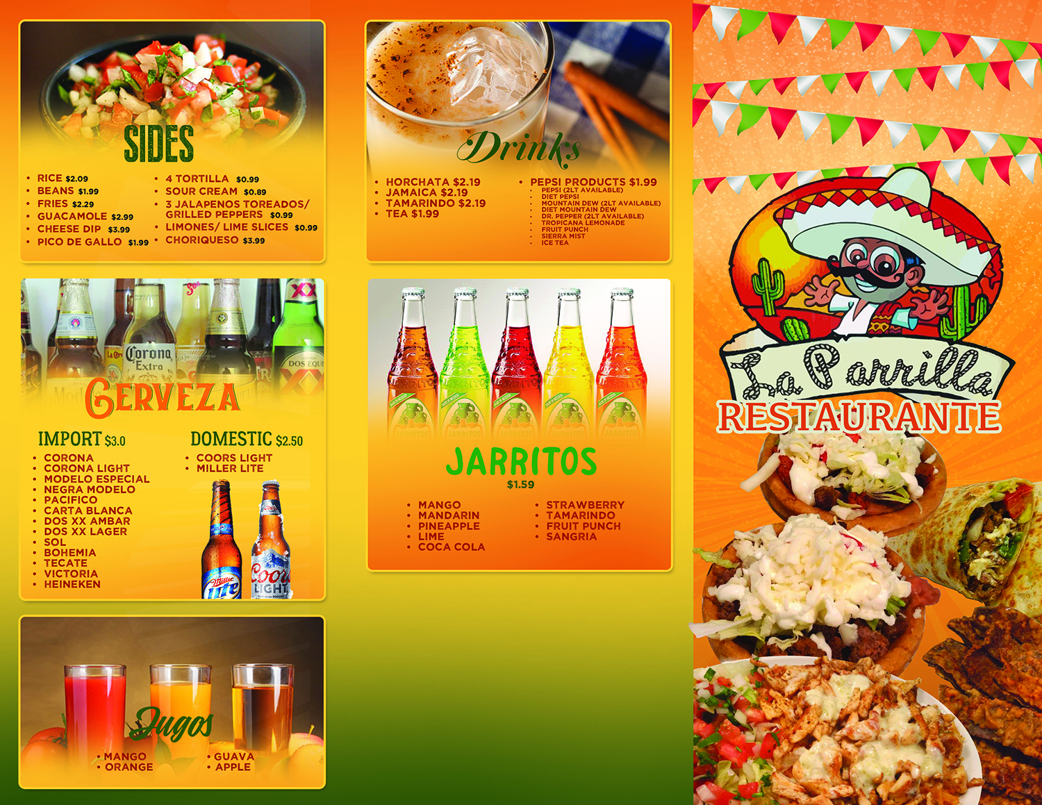 Menu Design by mrmrnjr for this project | Design #14219504