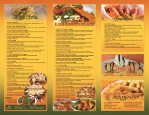 La Parrilla Mexican Restaurant | Menü-Design von mrmrnjr