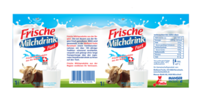 New and fresh Milk Bottle Label Design