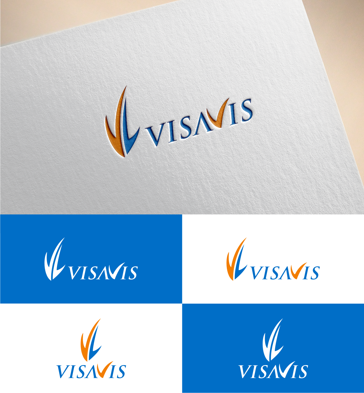 Logo Design by MKR for VISAVIS | Design #14202179