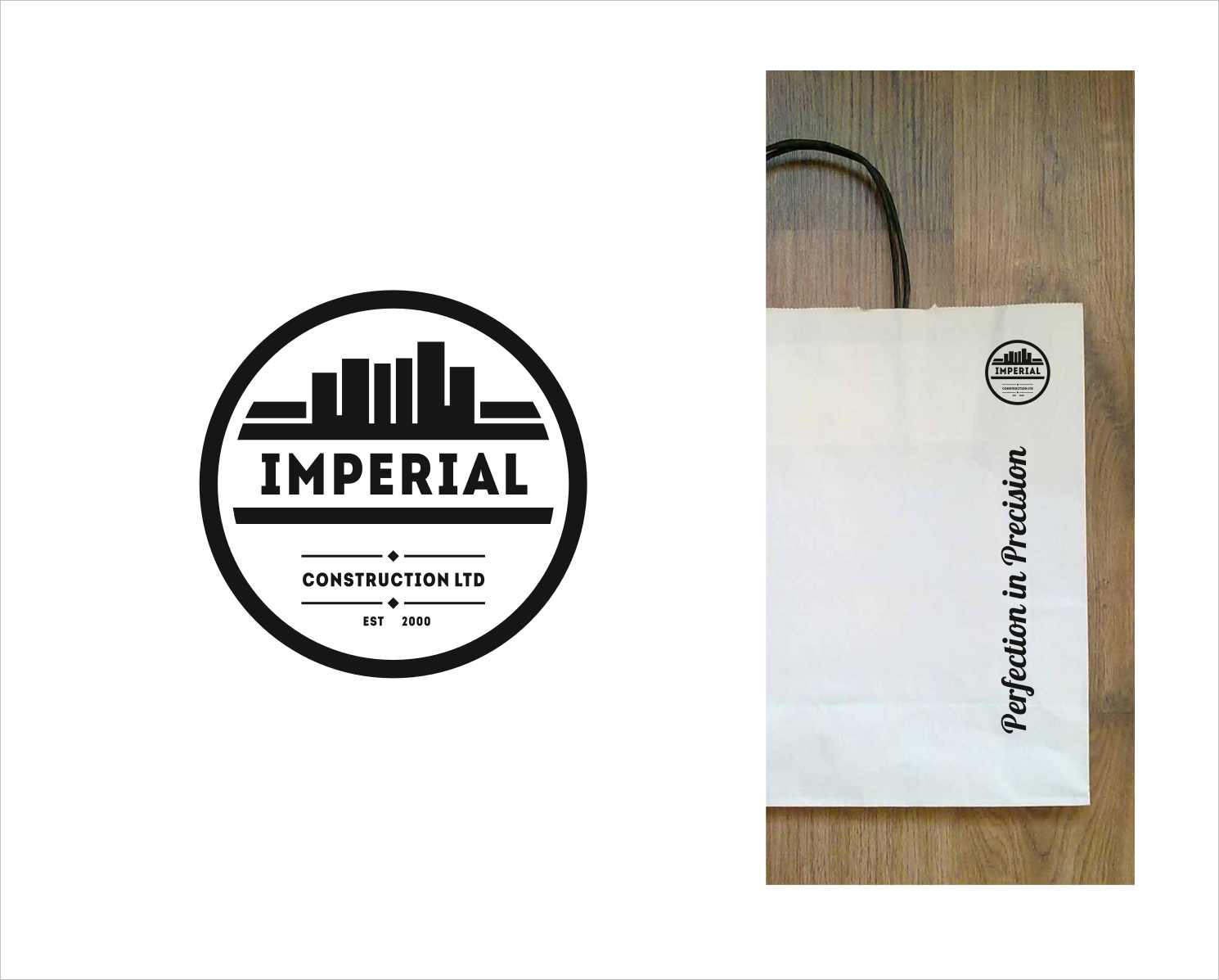 Logo Design by darom88 for Imperial Construction LTD | Design #14270279