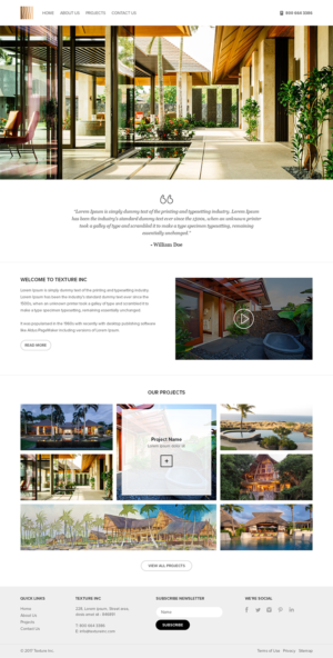 Web Design by RupalTechno for Texture Inc | Design: #14352071