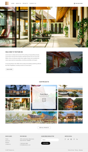 Web Design by RupalTechno for Texture Inc | Design: #14352489