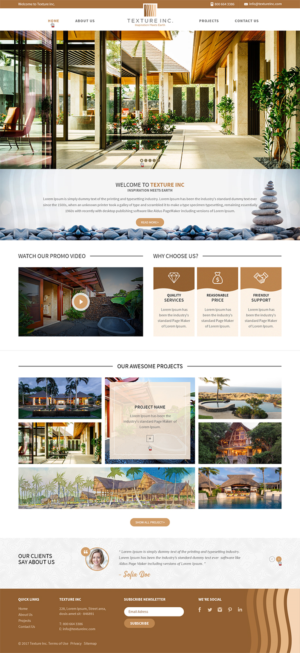 Web Design by RupalTechno for Texture Inc | Design: #14371443