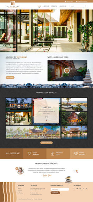 Web Design by RupalTechno for Texture Inc | Design: #14371451