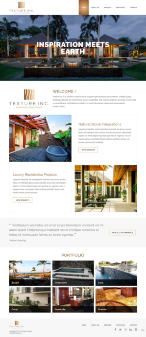 Web Design by pb for Texture Inc | Design: #14327767