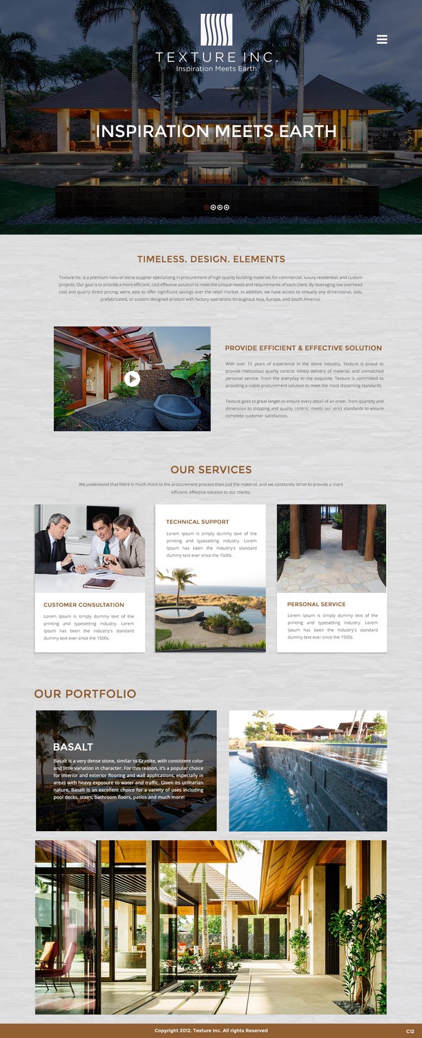 Web Design by pb for Texture Inc | Design #14327770