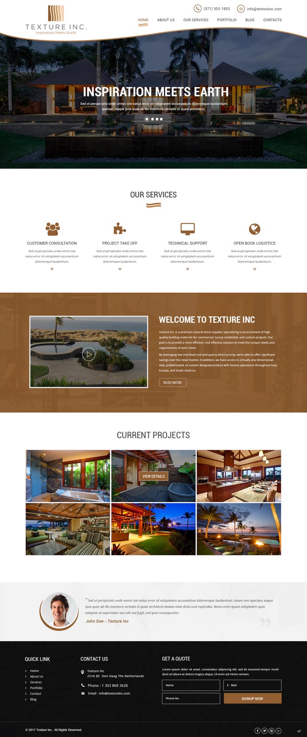 Diseño Web por pb para Texture Inc | Diseño #14327772