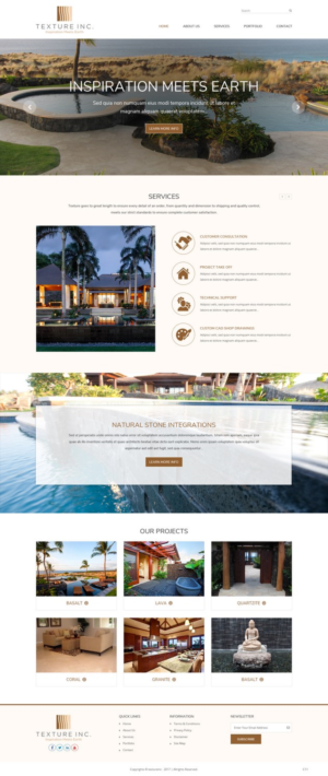 Web Design by pb for Texture Inc | Design: #14327774