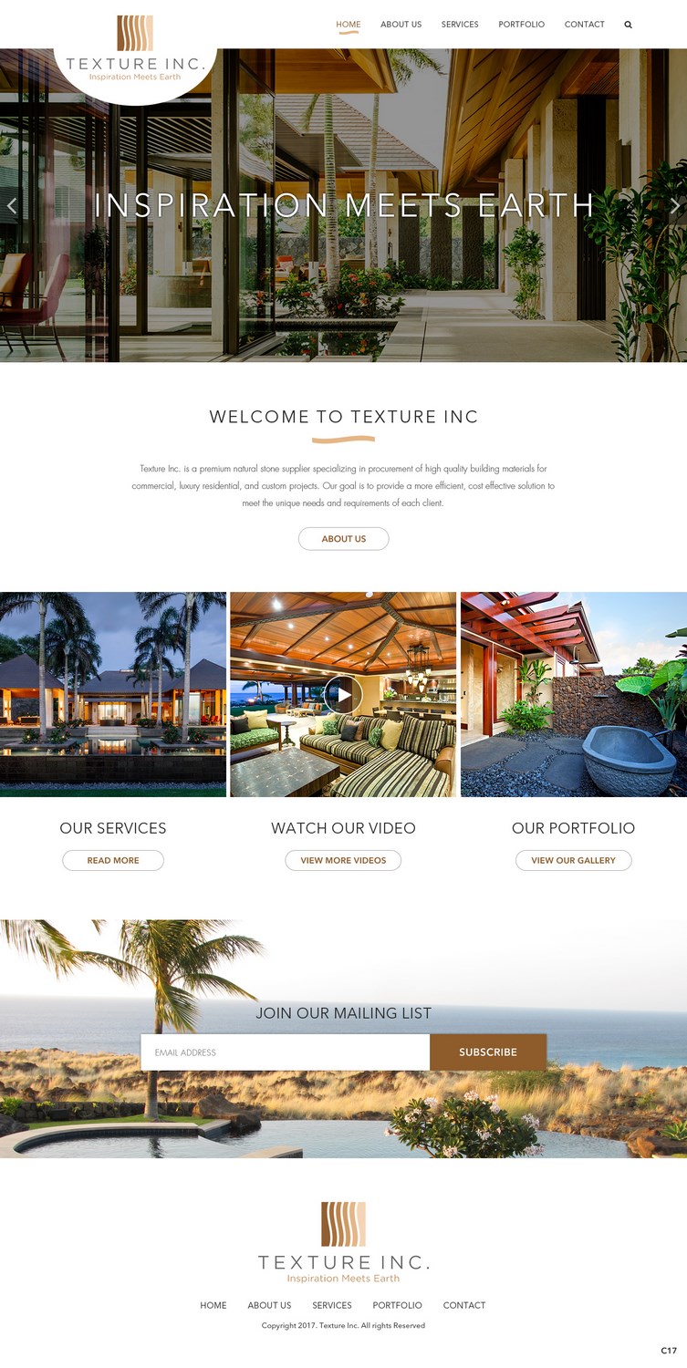 Web Design by pb for Texture Inc | Design #14327775