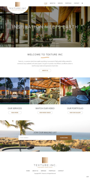 Web Design by pb for Texture Inc | Design: #14327775