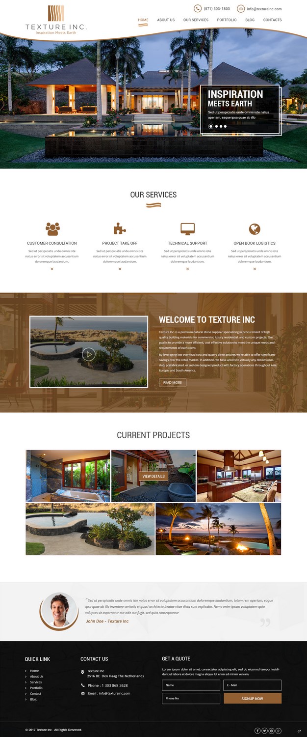 Web Design by pb for Texture Inc | Design #14365682