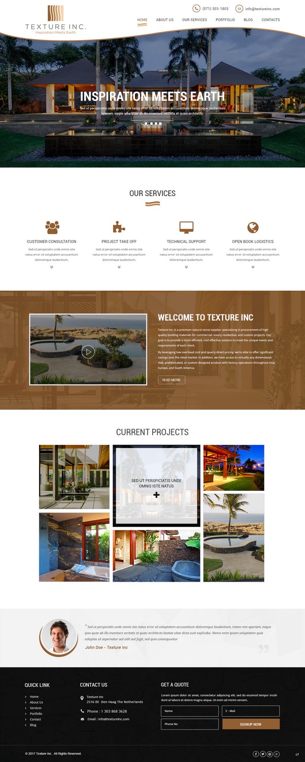 Web Design by pb for Texture Inc | Design: #14414219