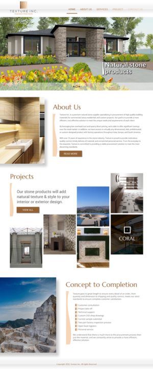 Web Design by rightway for Texture Inc | Design: #14330808