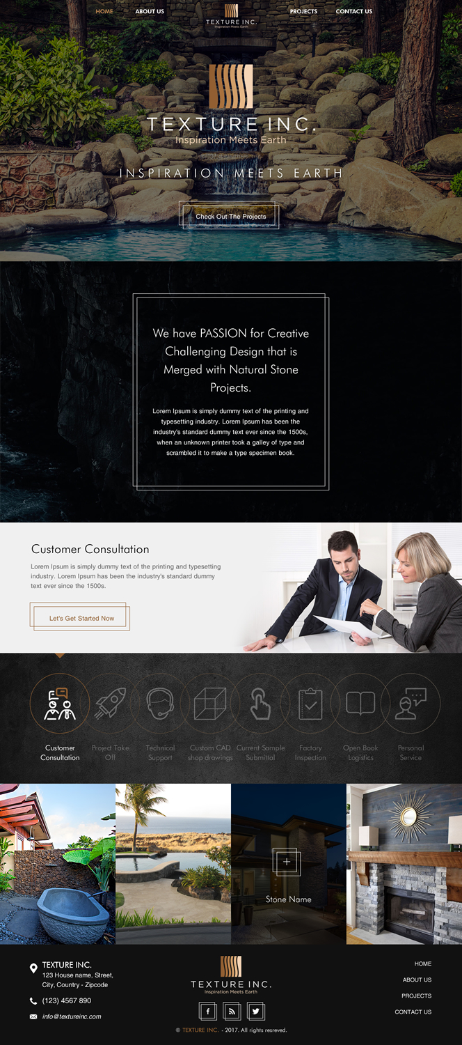 Web Design by rightway for Texture Inc | Design #14330811