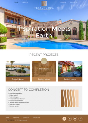 Web Design by rightway for Texture Inc | Design: #14330812