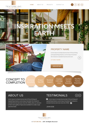 Web Design by rightway for Texture Inc | Design: #14330814