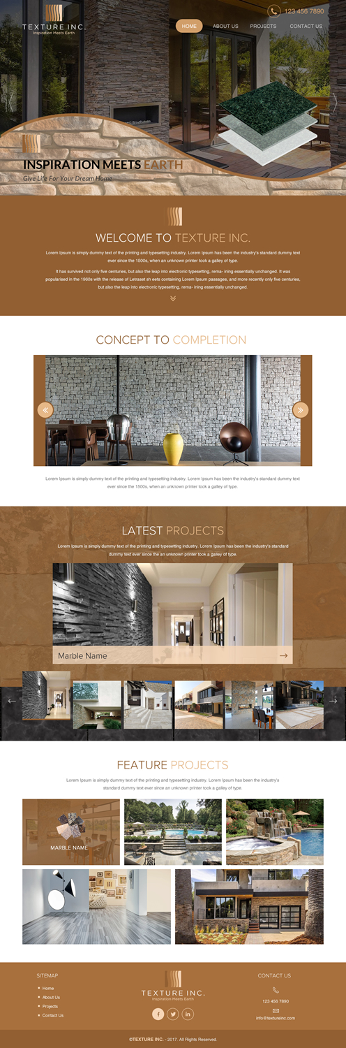 Web Design by rightway for Texture Inc | Design #14330816