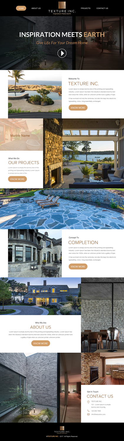 Web Design by rightway for Texture Inc | Design #14330818