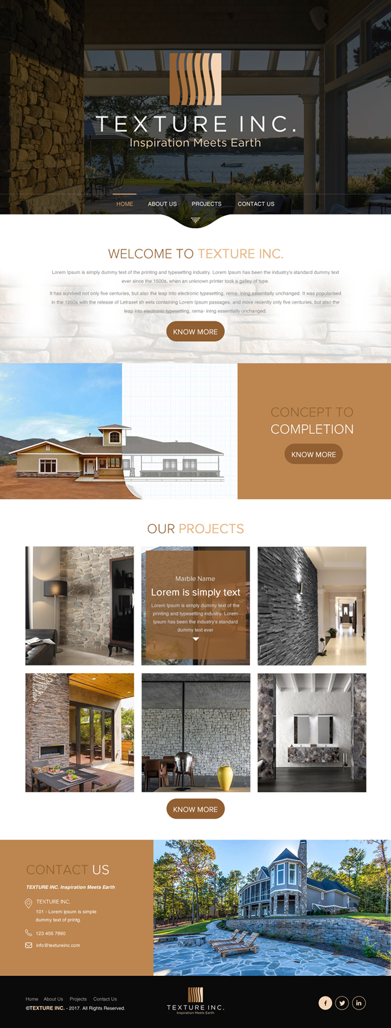 Web Design par rightway pour Texture Inc | Design #14330819