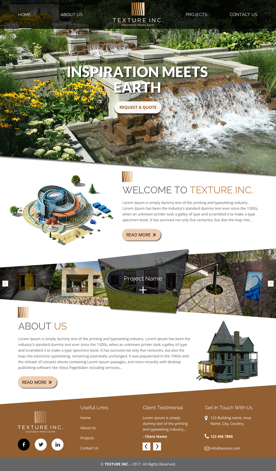 Web Design by rightway for Texture Inc | Design #14330823