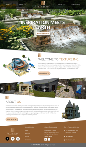 Web Design by rightway for Texture Inc | Design: #14330823