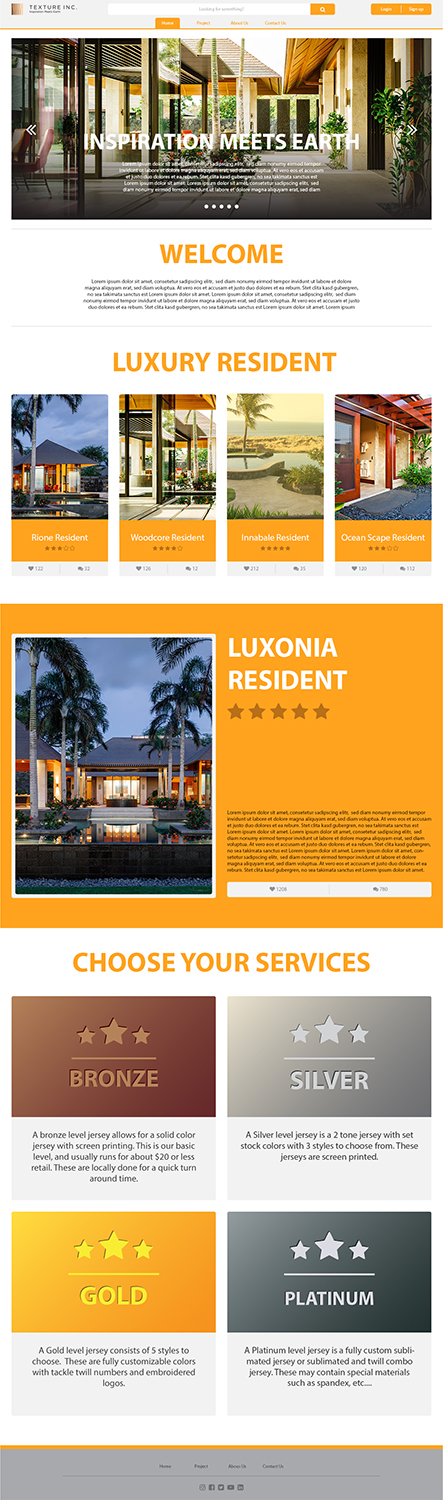 Web Design by Prabu Antasena for Texture Inc | Design #14417017