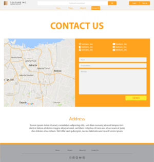 Web Design by Prabu Antasena for Texture Inc | Design: #14417019