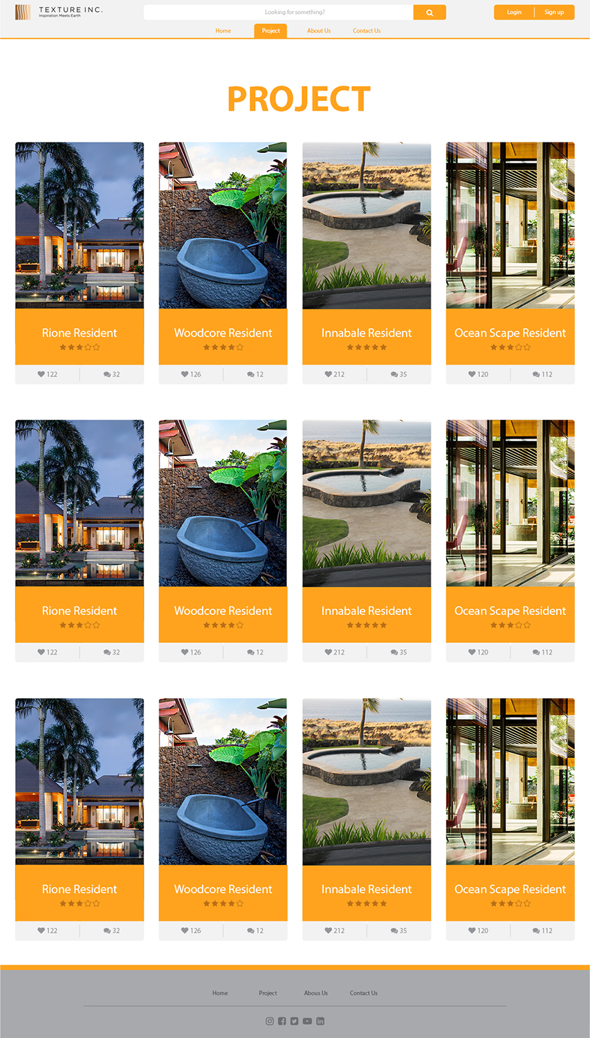 Web Design by Prabu Antasena for Texture Inc | Design #14417097