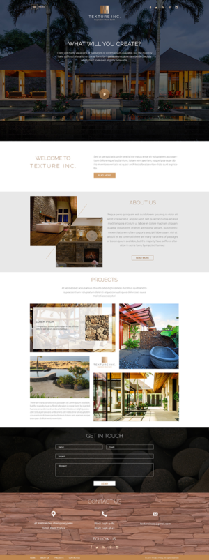 Web Design by RGraphic for Texture Inc | Design: #14415892